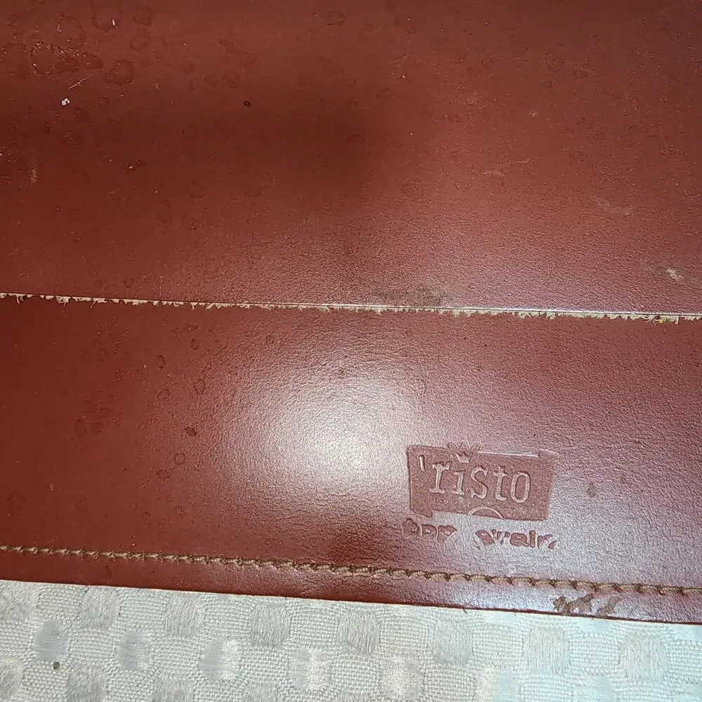 RISTO GENUINE LEATHER BIKERS CHAINEF WALLET VINTAGE